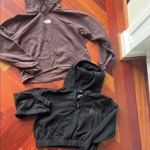 The North Face Women’s Black and Brown Hoodies